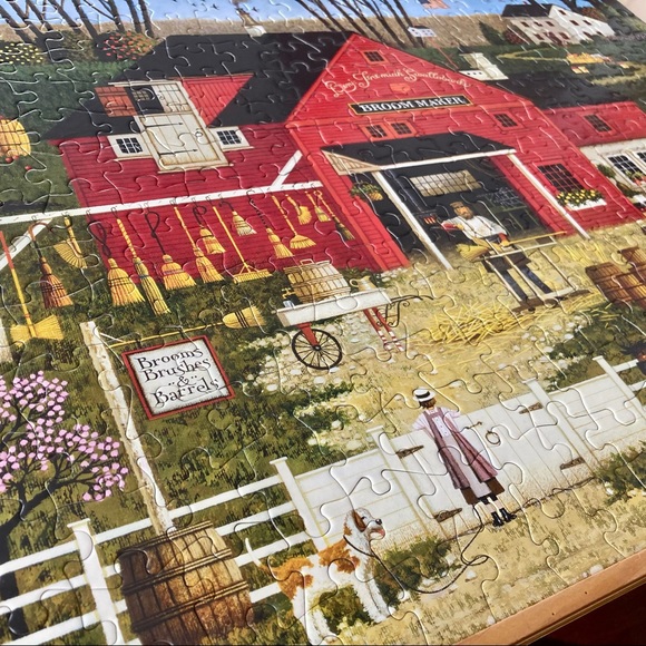 Like new! Buffalo Games Charles Wysocki Mr. Swallowbark 300 Large Piece Puzzle - Picture 5 of 9